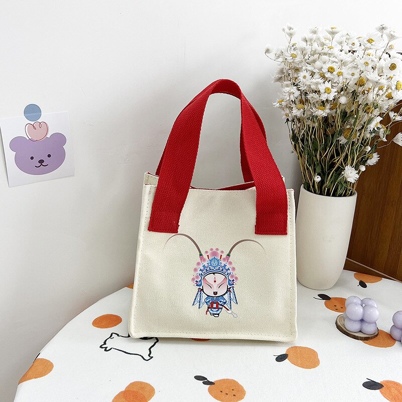Snoopy Bag 2022 New Large Capacity Ladies Shoulder Handbag Kawaii Canvas Lunch Box Cartoon Cute Small Bag Trendy Fashion