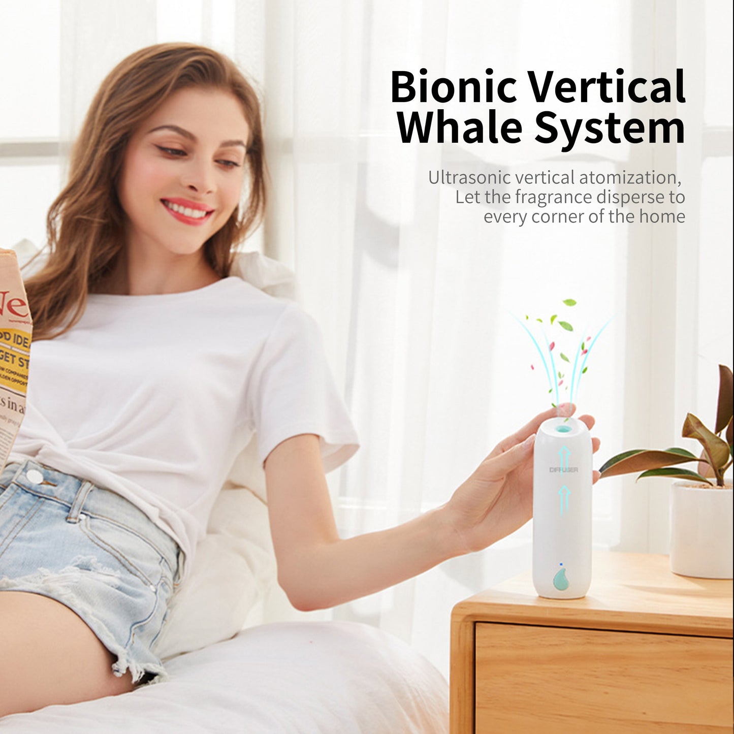 Intelligent Aroma Diffuser Timed Perfume Machine Mini Air Freshener Essential Oil Diffuser Wall Mount Humidifier Home Toilet