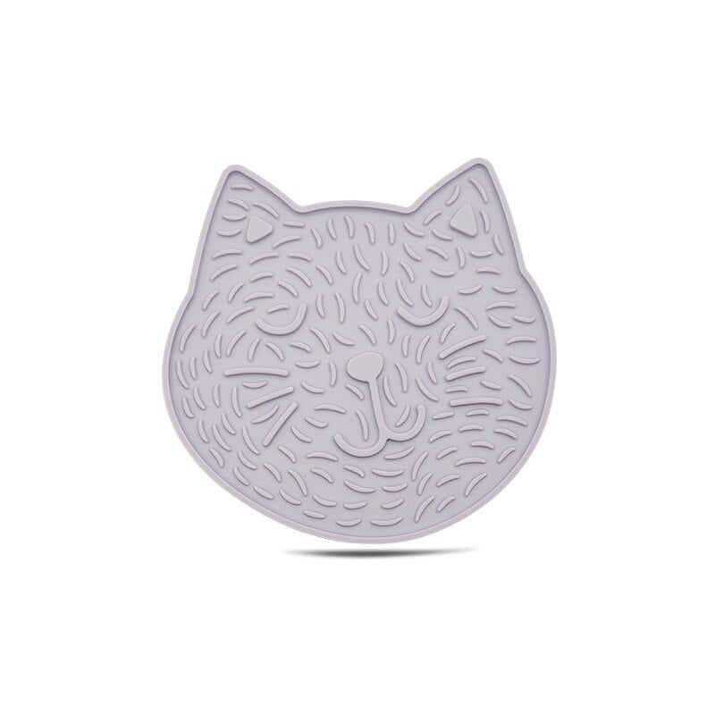 WOLIFE Silicone licking pad Pet Dog Lick Pad Bath Peanut Butter Slow Eating Licking Feeder Cats Lickmat Feeding Dog Lick Mat