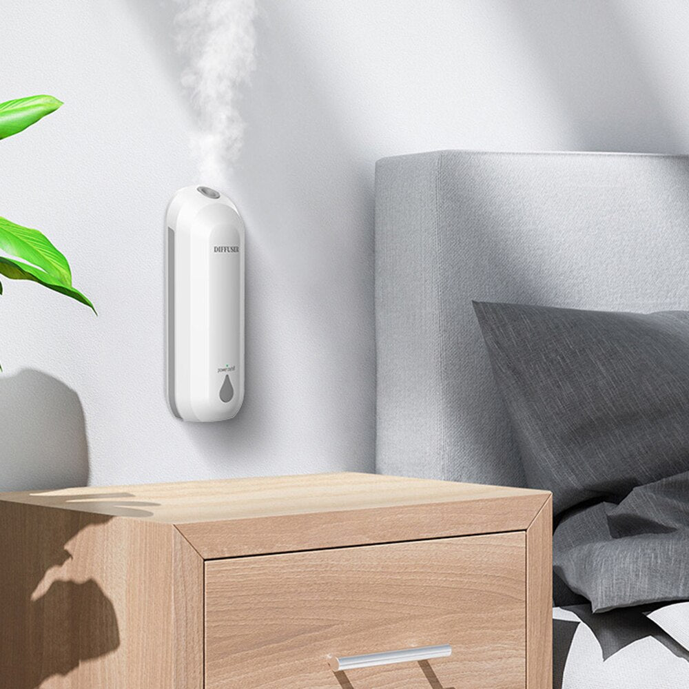 2022 Aromatherapy Machine Automatic Spraying Fragrance Household Perfume Machine Hotel Toilet Deodorizing Air Purifying Diffuser