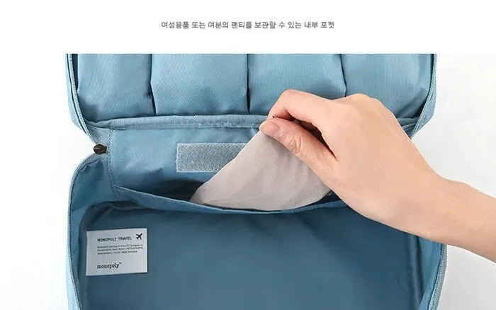 Portable Travel Storage Bag Multi-function Bra Underwear Organizer Bags Toiletry Cosmetic Case for Outdoor Travel