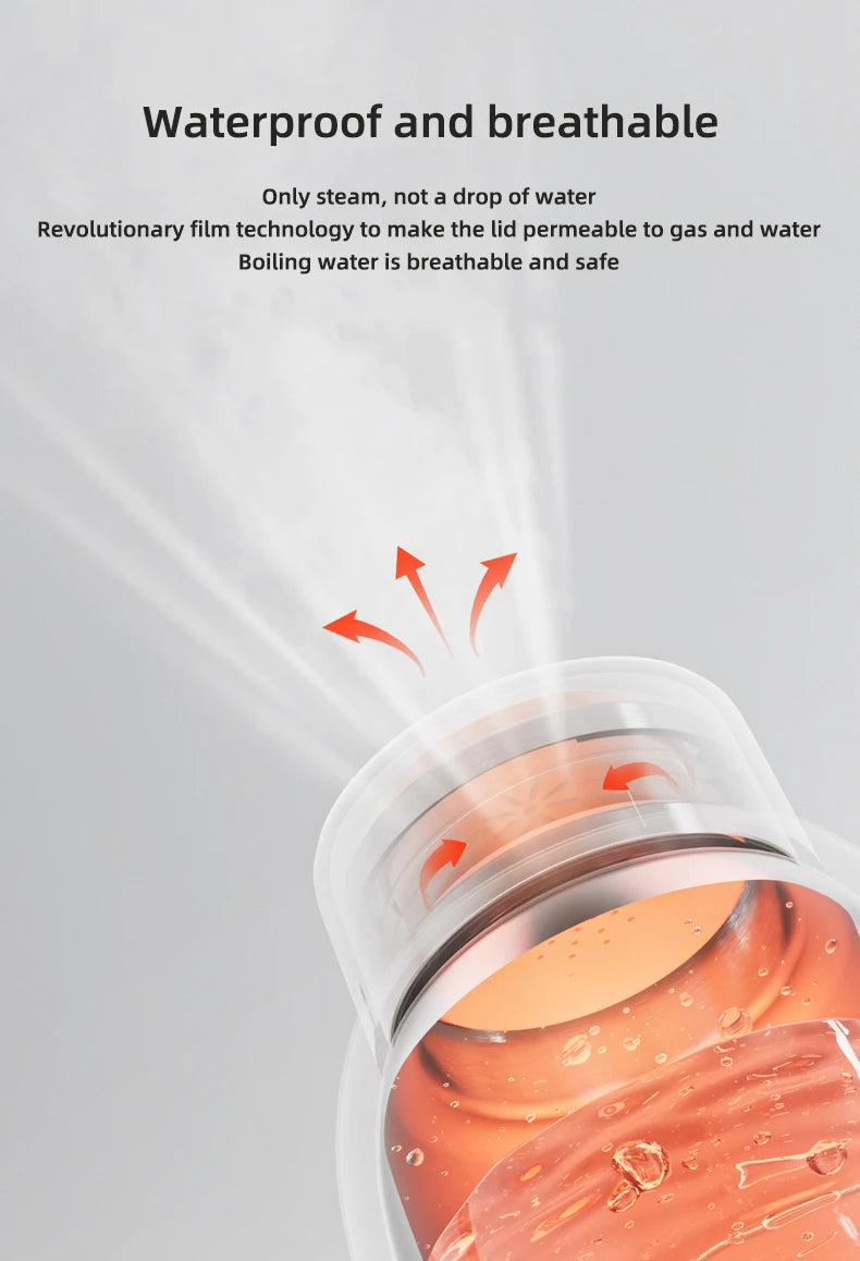 100-240V Electric Kettle 600ML Portable Heating Cup Multifunction Boiled Water Pot Smart Teapot Adjustable Temperature Kettles