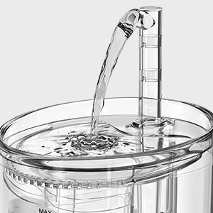 NPET Cat Water Fountain WF050TP 1.5L Automatic Pet Drinking Fountain with Replacement Faucet Kit
