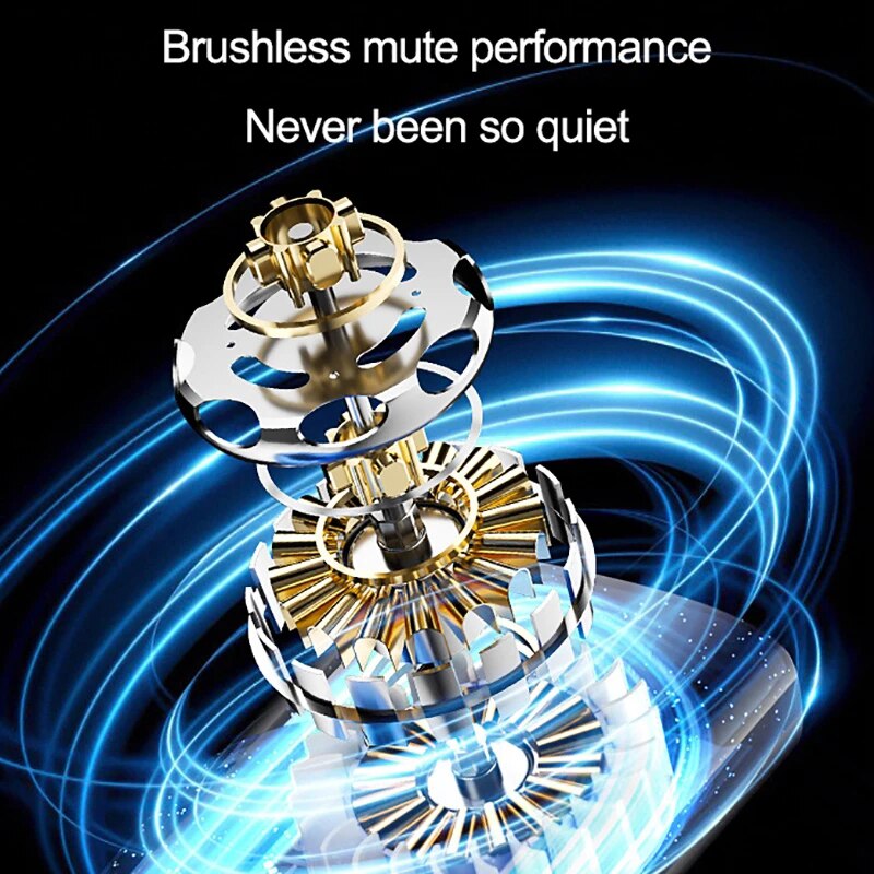 2023 Hanging Neck Fan Portable Air Conditioner USB 4000mah Rechargeable Air Cooler 5 Speed Electric Fan For Outdoor