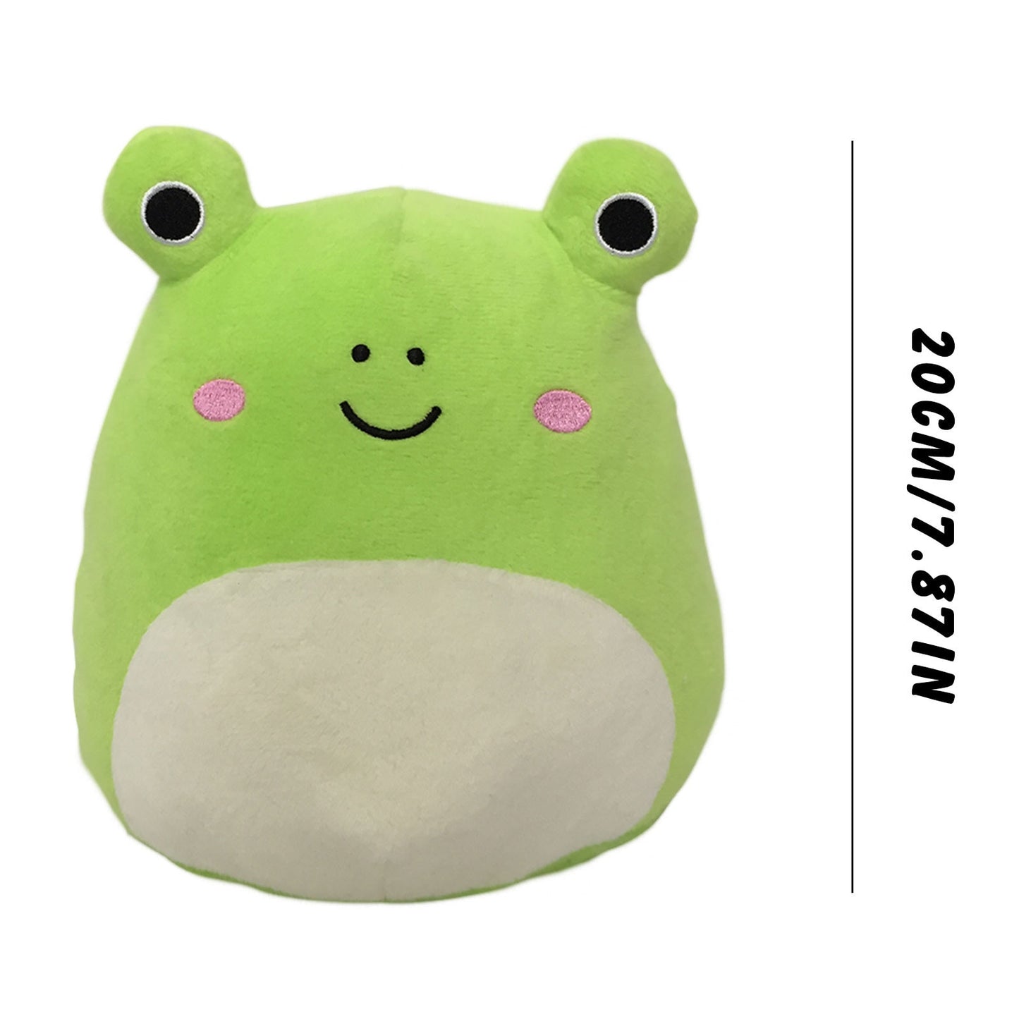40/20cm Squishmallowed Plush Toys Kawaii Cows Dinosaur Frog Stuffed Animal Baby Dolls Soft Pillow Children Girls Christmas Gifts