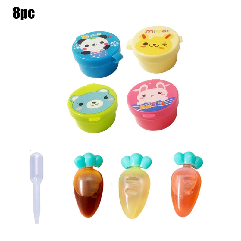 Cartoon Sauce Bottle Mini Bento Box Animal Friend Soy Sauce Box Tomato Sauce Honey Salad Sauce Container Bento Box Accessories