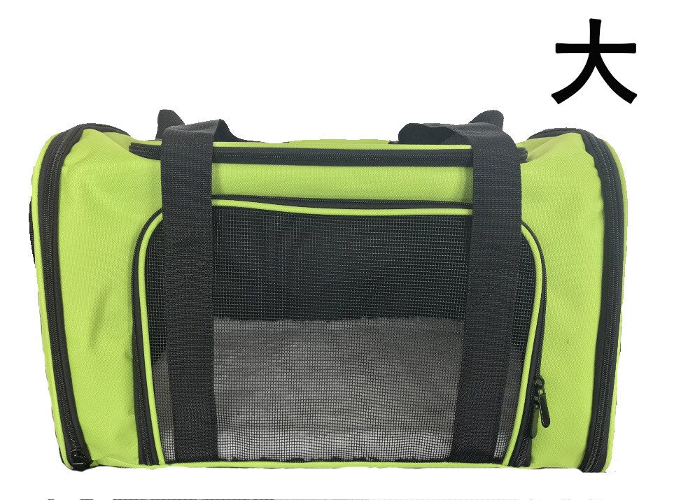 Dog Carrier Bag Soft Side Backpack Cat Pet Carriers Dog Travel Bags Airline Approved Transport For Small Dogs Cats Outgoing