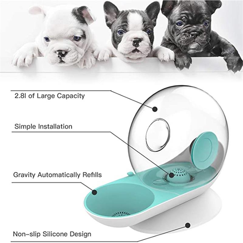 Pet Supplies Snail Automatic Cat Dog Drinking Bowl Fountain Water Dispenser Large-capacity Cat Drink Bowl Without Electricity