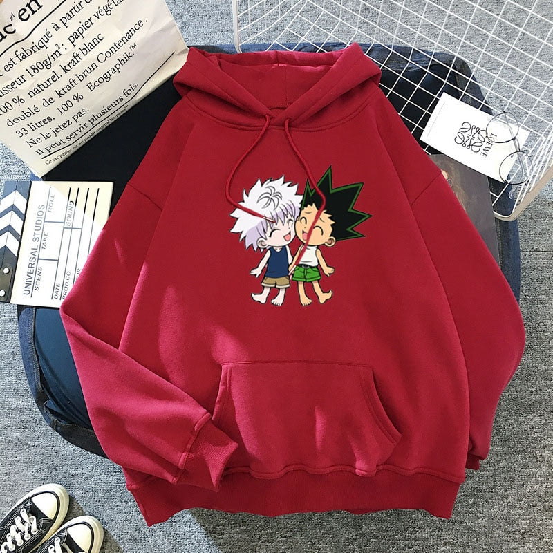 Japanese Hot Hunter x Hunter cartoon anime hoodie 2020 winter women Harajuku fashion pullovers long sleeve top sweatshirt women