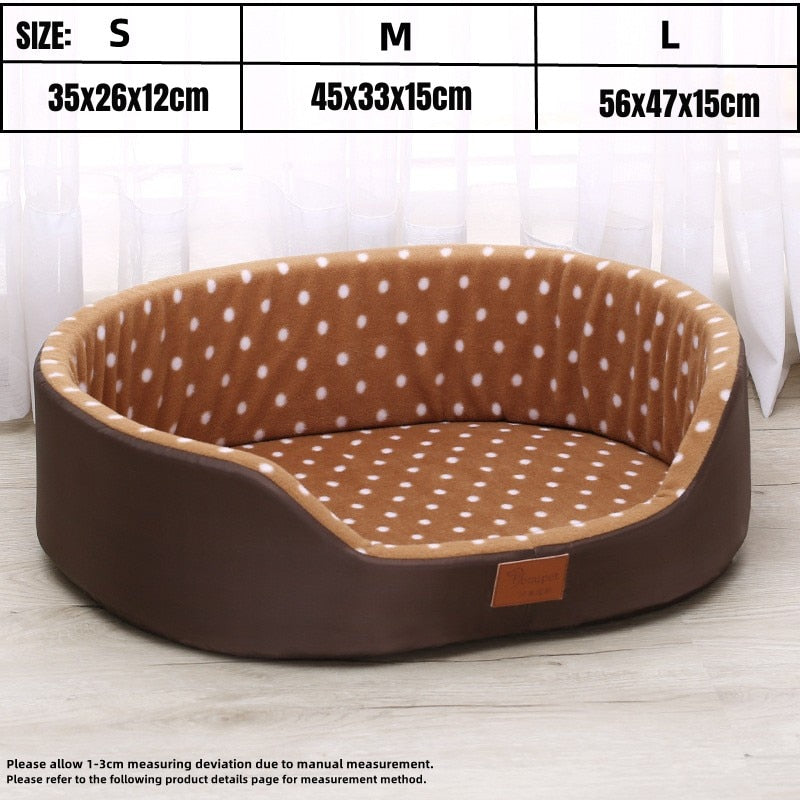 Double Sided Dog Bed Big Size Extra Large Dogs House Sofa Kennel Soft Fleece Pet Dog Cat Warm Bed S-L pet accessories