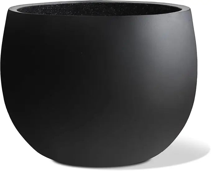 Ball Concrete Ball Planter Outdoor Indoor, Large Cement Plant Pots for Trees Flowers