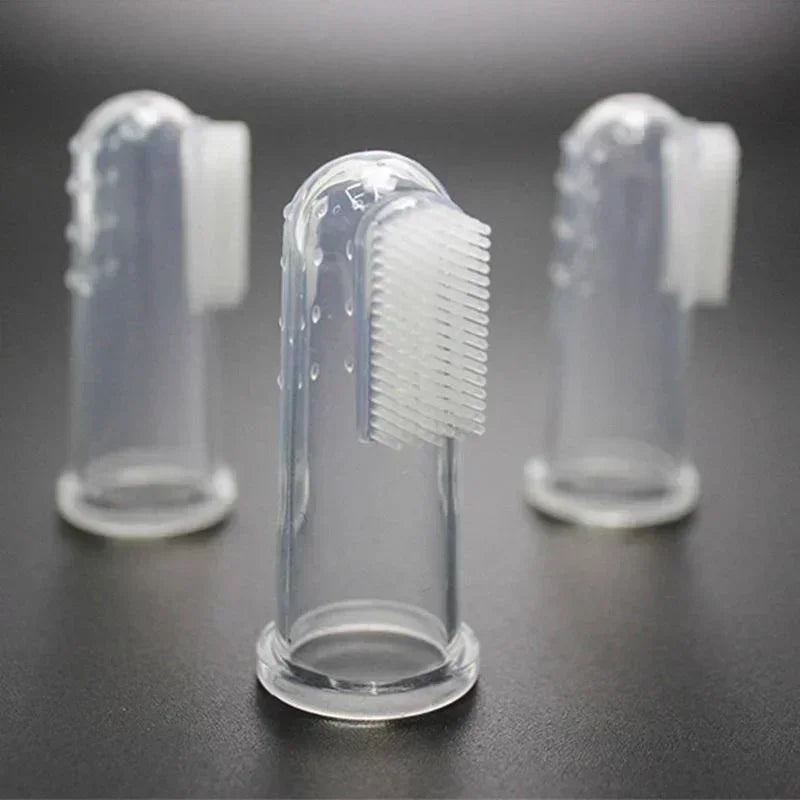 Super Soft Pet Finger Toothbrush Dog Brush Bad Breath Tartar Teeth Care Tool Dog Pet Supplies Cepillo Para Perro