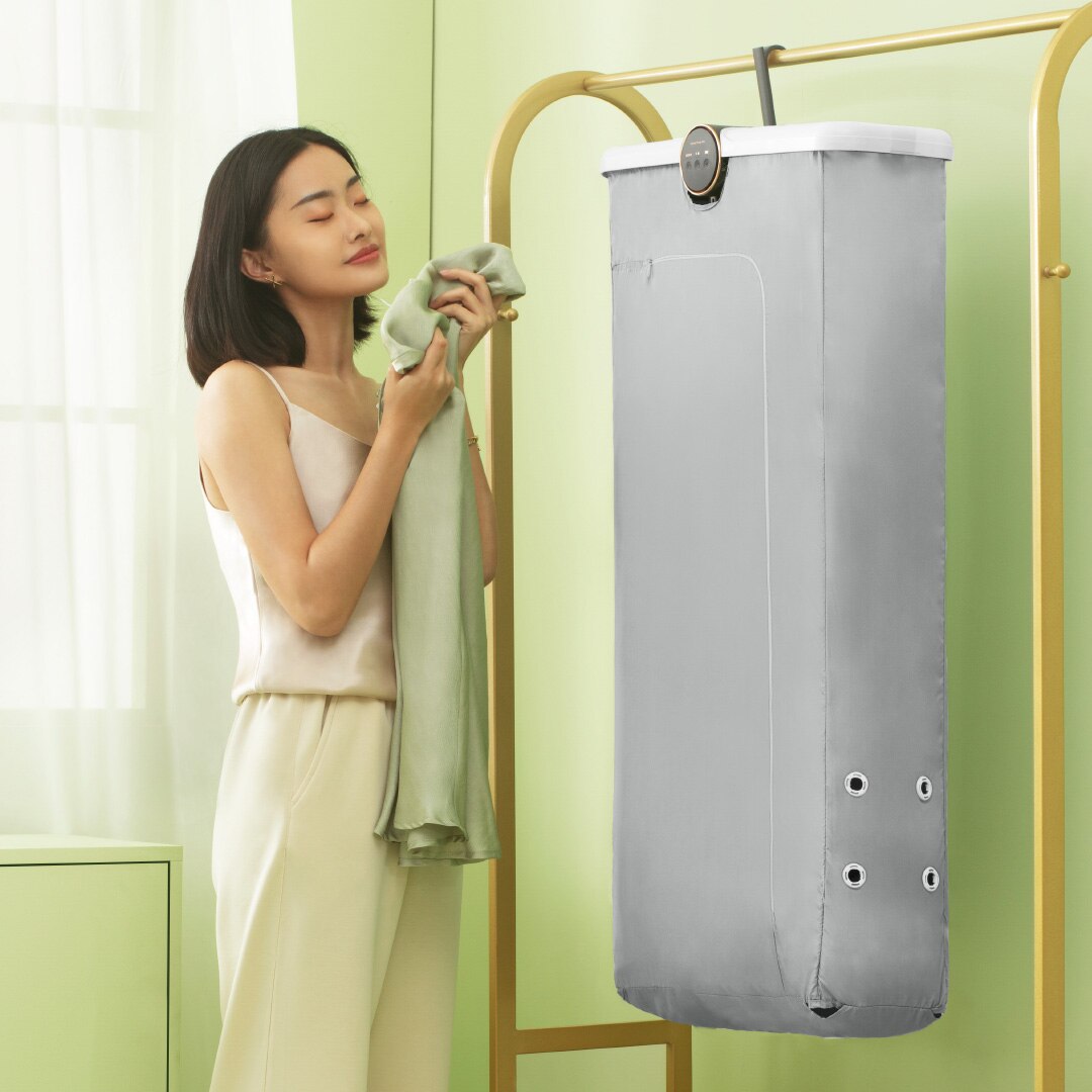 Youpin smartfrog Clothes Dryer 220V Portable Clothes horse Warm Blanket Drying Drier machine Laundry dryer heated airer heated