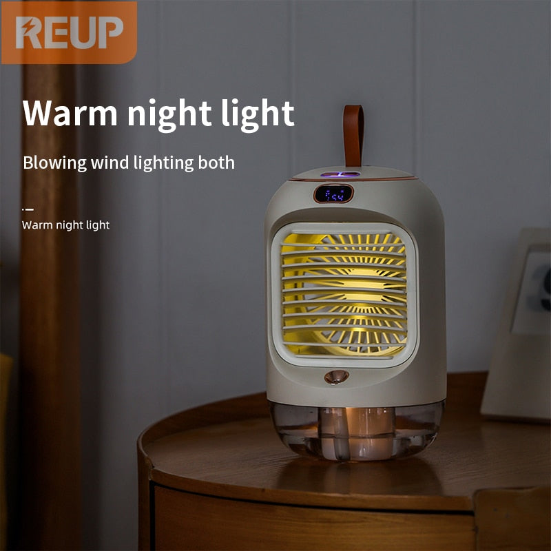 Electric Fan Portable Air Conditioner rechargeable mini Mobile Appliances Household Silen tventilator Desktop fan humidifier
