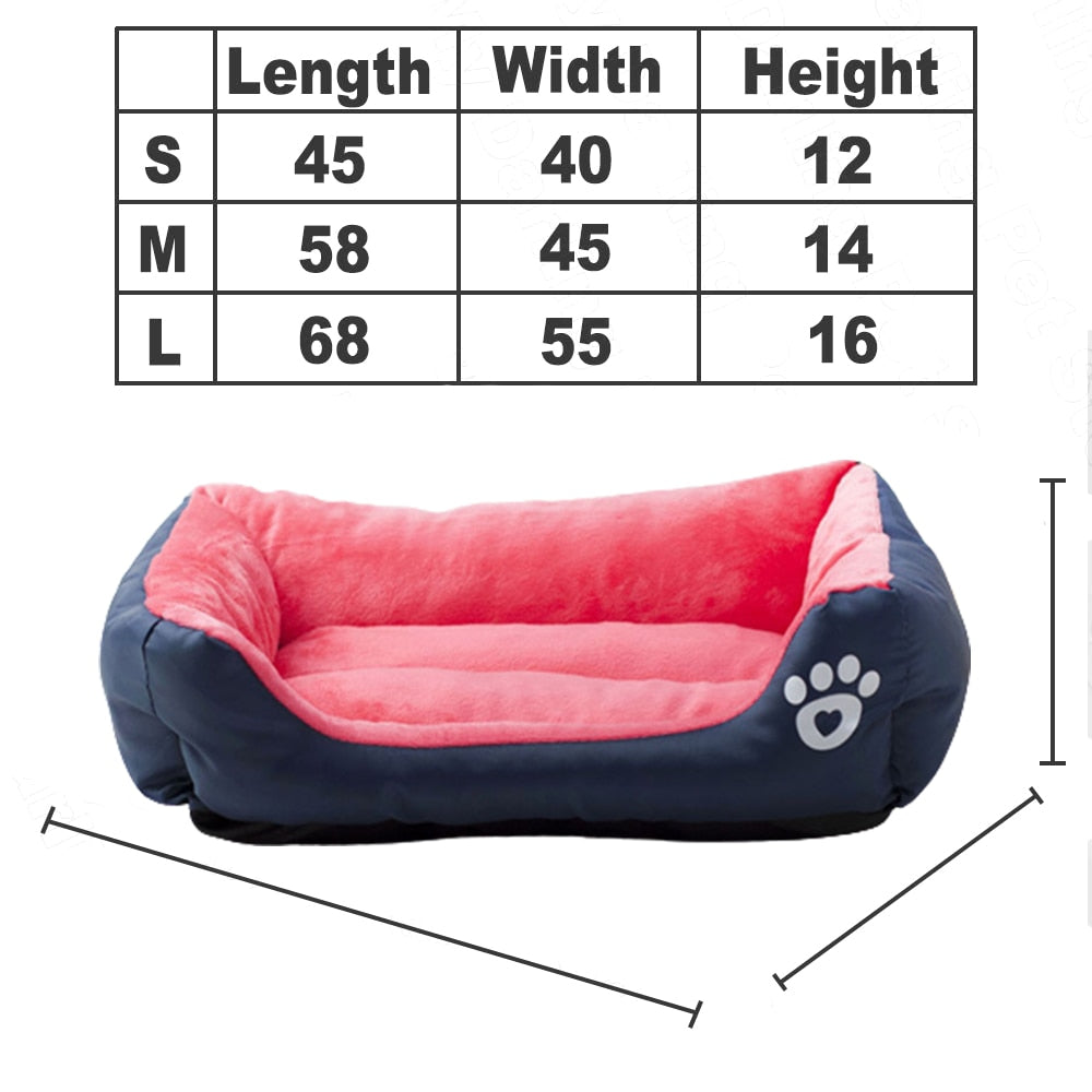 Big Large Hot Dog Bed for Large Medium Small Dogs Camo Plush Dog Bed House Baskets Mat Pet Beds for Dogs Cats Pet Prducts