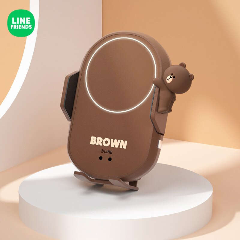 Sanrio Car Phone Holder Hello Kittys Accessories Kawaii Anime Car Wireless Charger Navigation Support Bracket Toys Girls Gift