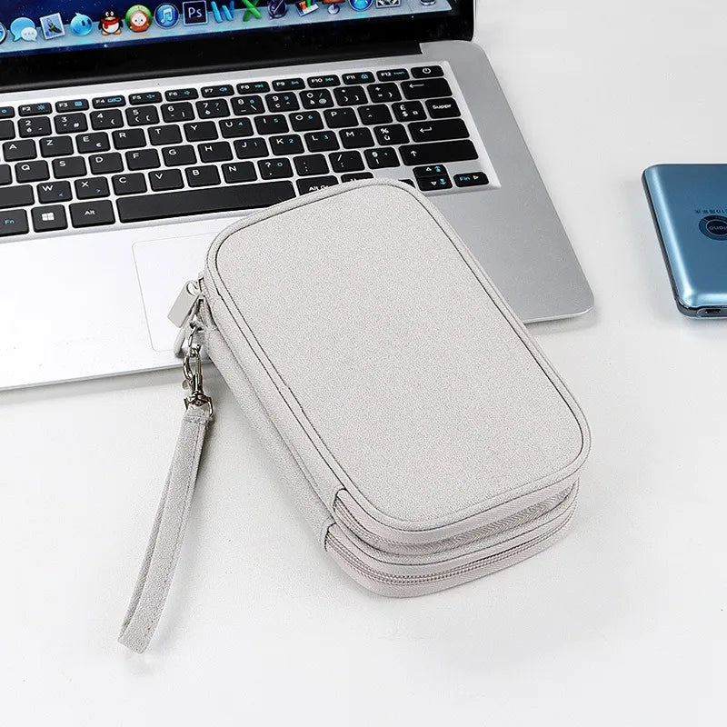 Data Cable Storage Bag Waterproof Travel Organizer Bag Portable Carry Case Storage Bag For APPLE Samsung Cable Cord USB Charger