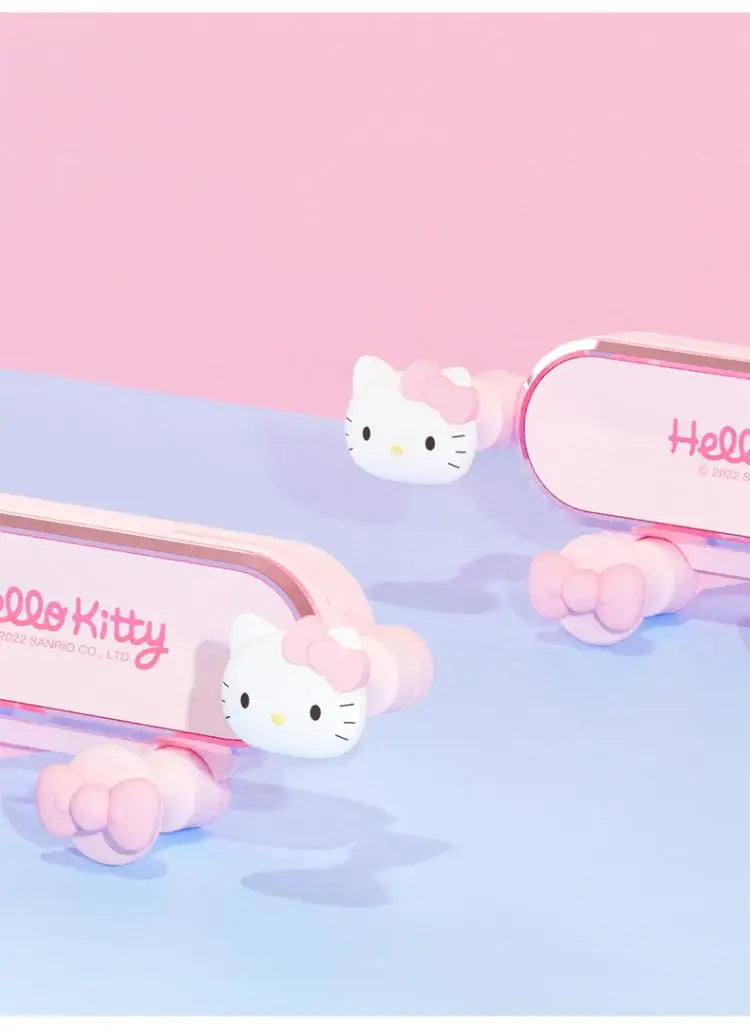 Sanrio Hello Kitty Car Phone Holder for Bracket Gps Stand Cartoon Anti-Skidding Shockproof Rotatable Support Mobile Accessories
