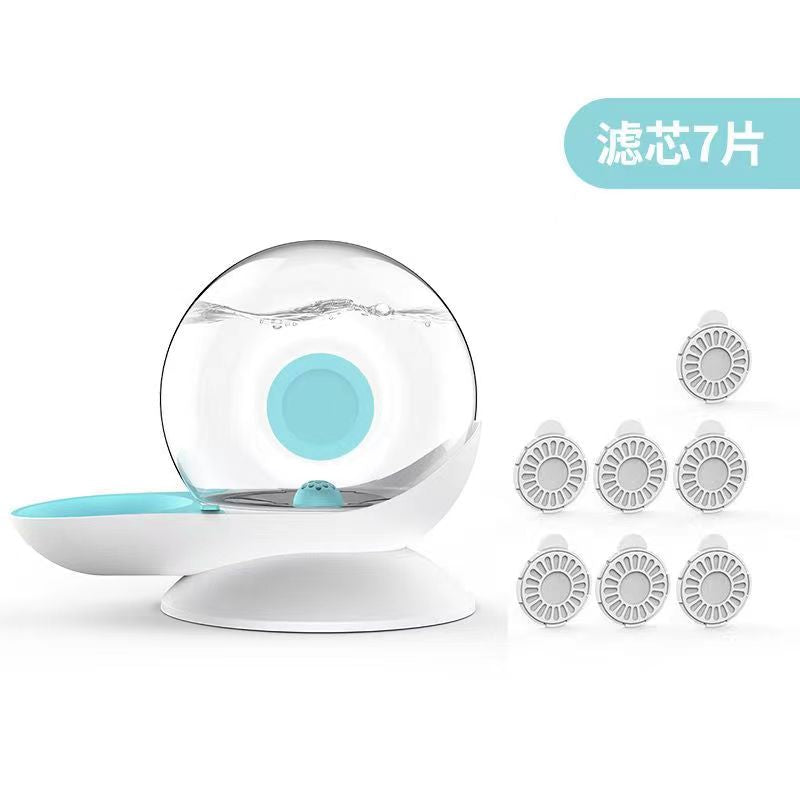 Pet Supplies Snail Automatic Cat Dog Drinking Bowl Fountain Water Dispenser Large-capacity Cat Drink Bowl Without Electricity