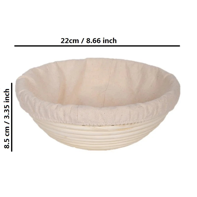 Oval Dough Banneton Brotform Dougn Rattan Bread Proofing Baskets Rattan Wicker Fermentation Sourdough Basket 18 Sizes