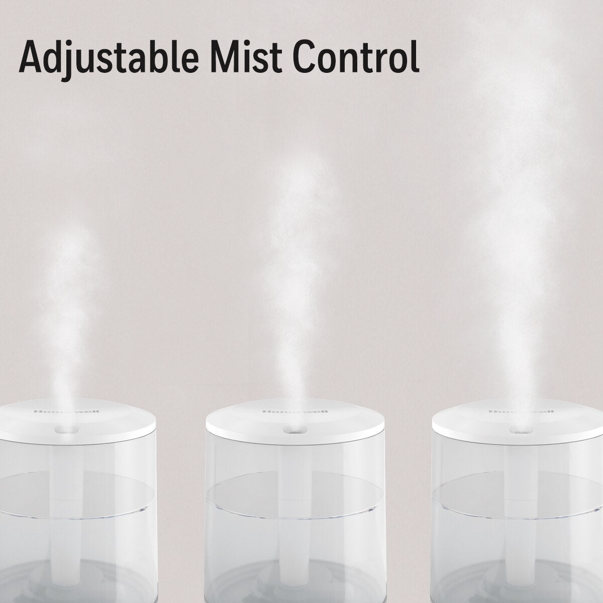 Ultra Quiet Cool Mist Humidifier, HUL233W, White