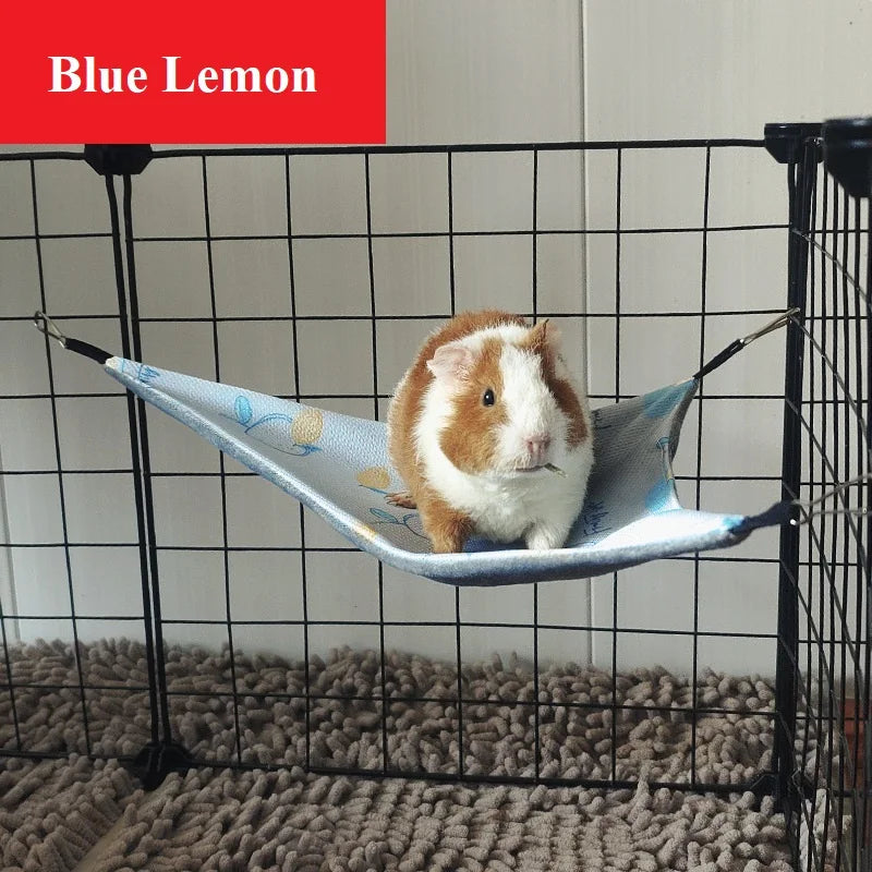 Hanging Corner Hammock with Hooks for Lizard Leopard Gecko Bearded Dragon Ferrets Rats Guinea Pigs Chinchillas Hamsters Hedgehog