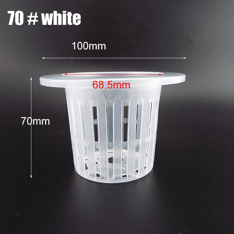 50pcs Hydroponic Soilless Mesh Net basket Plant veg Grow Nursery Cup Pot Sponge tray Aeroponic Veg Planter Clone Colonization q1