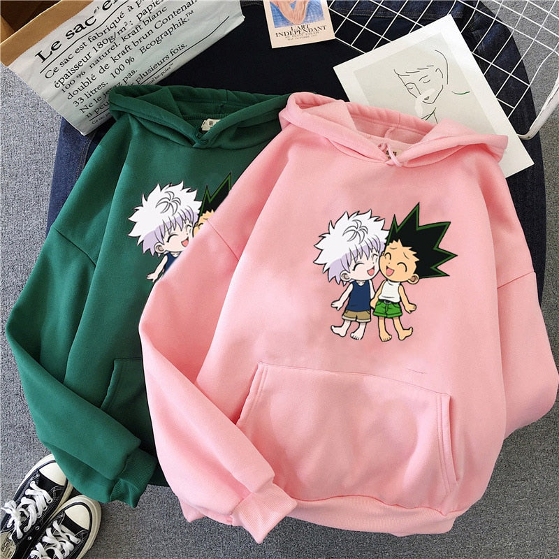 Japanese Hot Hunter x Hunter cartoon anime hoodie 2020 winter women Harajuku fashion pullovers long sleeve top sweatshirt women