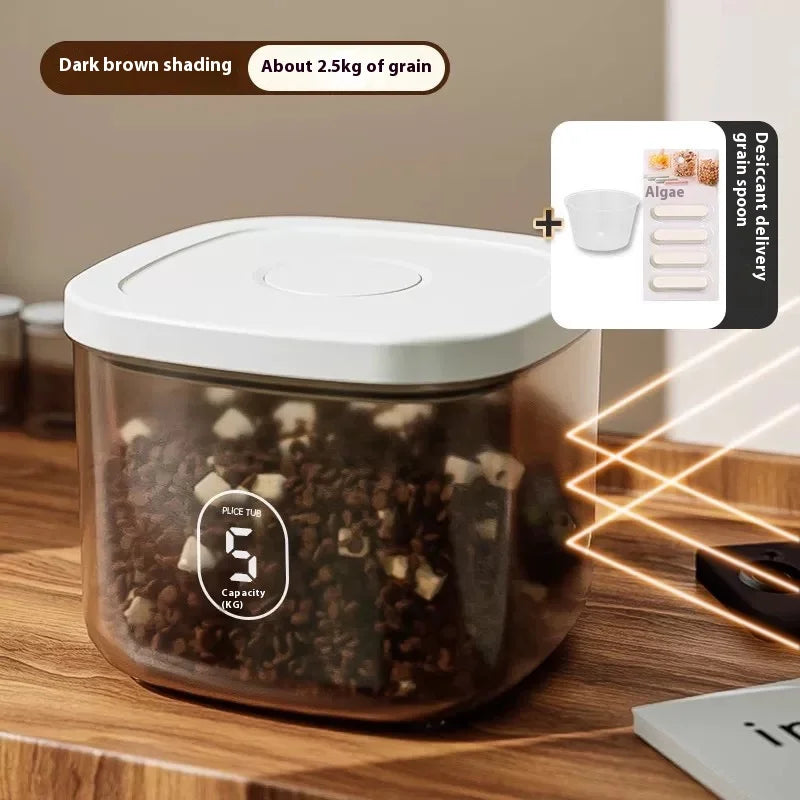 Cat Food Storage Bucket, Sealed Container, Moisture-Proof Vacuum, Pet Dog Food, Cat Food Storage Bucket, Box, Storage Container