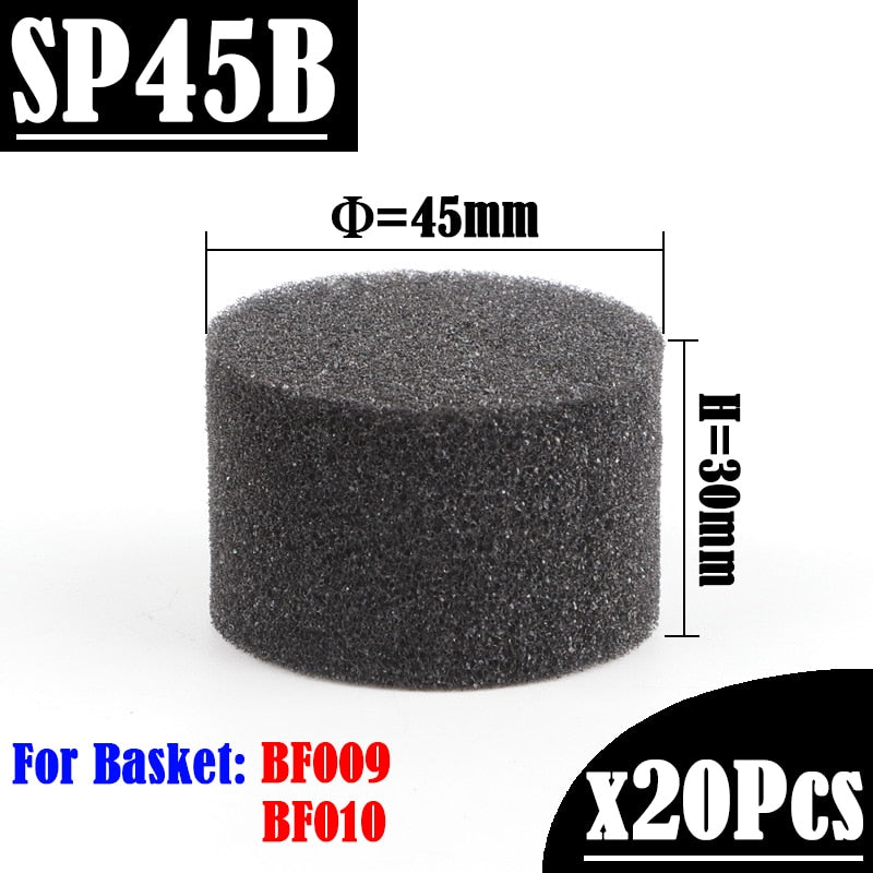 20/100Pcs Black Hydroponic Sponge Garden Vegetable Soilless Cultivation Growing Media Sponge Hydroponic Baskets Planting Sponge