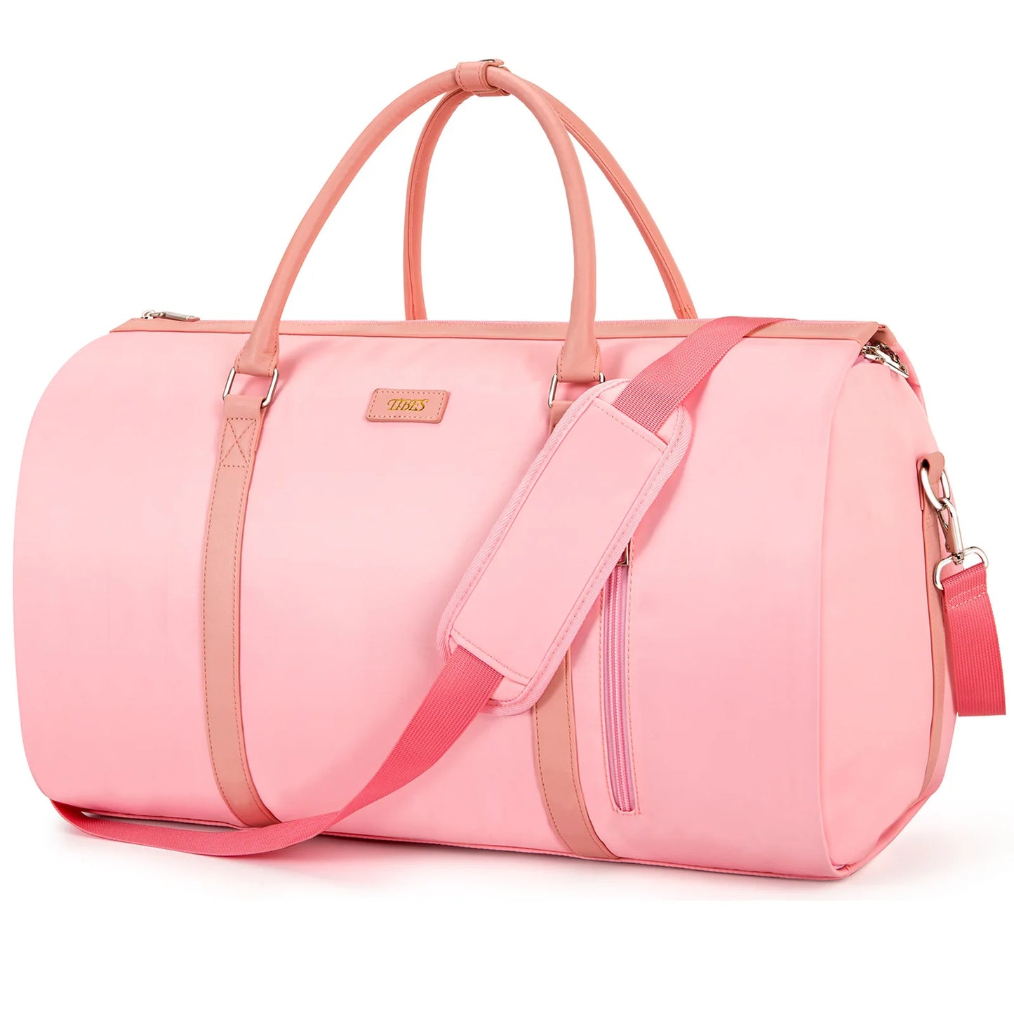 Garment Bag for Travel With Toiletry Pocket Convertible Carry On Weekender Bag Large Travel Duffel Bags 2 in 1 Hanging Suit Bag