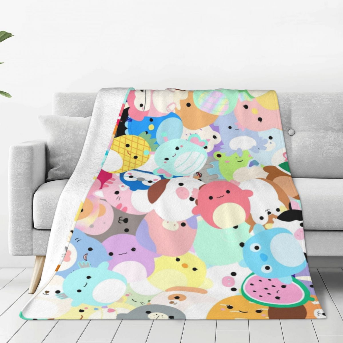 Squishmallows Chaotic Blanket Fleece Warm Throw Blankets Sofa Throw Blanket For Home Bedroom Office Throws Bedspread Quilt