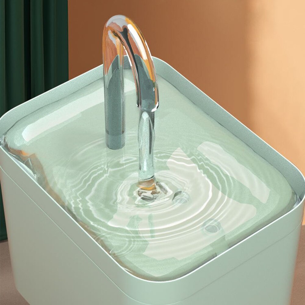 Pet Water Dispenser Auto Filter USB Electric Mute Cat Drinker 1.5L Recirculate Filtring Drinker for Cat Water Fountain