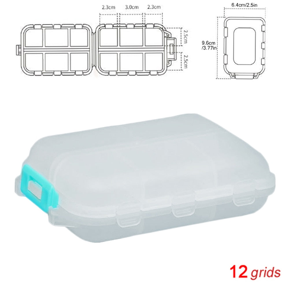 Tcare Travel Pill Organizer Moisture Proof Pills Box for Pocket Purse Daily Pill Case Portable Medicine Vitamin Holder Container
