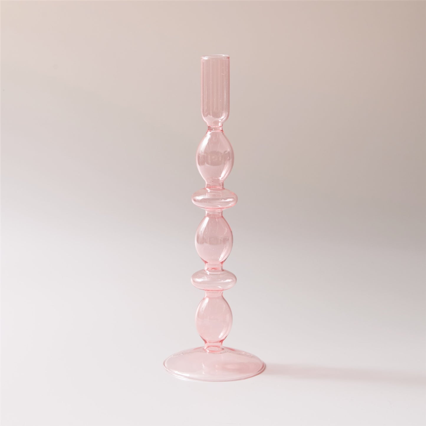 Handmade Colored Vintage Glass Candlestick candle holders Romantic Dinner Decoration for Home Wedding Taper Candle Holder Gift