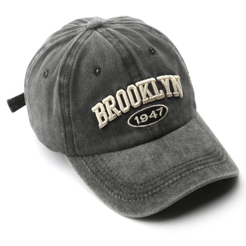 SLECKTON Retro Baseball Cap for Women and Men Washed Cotton Dad Embroidered Hat Casual Snapback Hat Summer Sun Cap Unisex Gorras