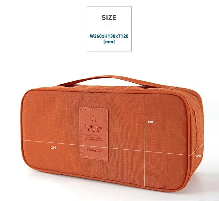Portable Travel Storage Bag Multi-function Bra Underwear Organizer Bags Toiletry Cosmetic Case for Outdoor Travel