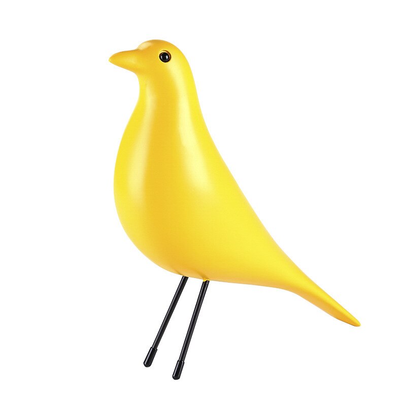 ERMAKOVA The Mid Century Bird Figurine House Bird Animal Statue Dove of Peace European Mascot Home Bar Coffee Decor