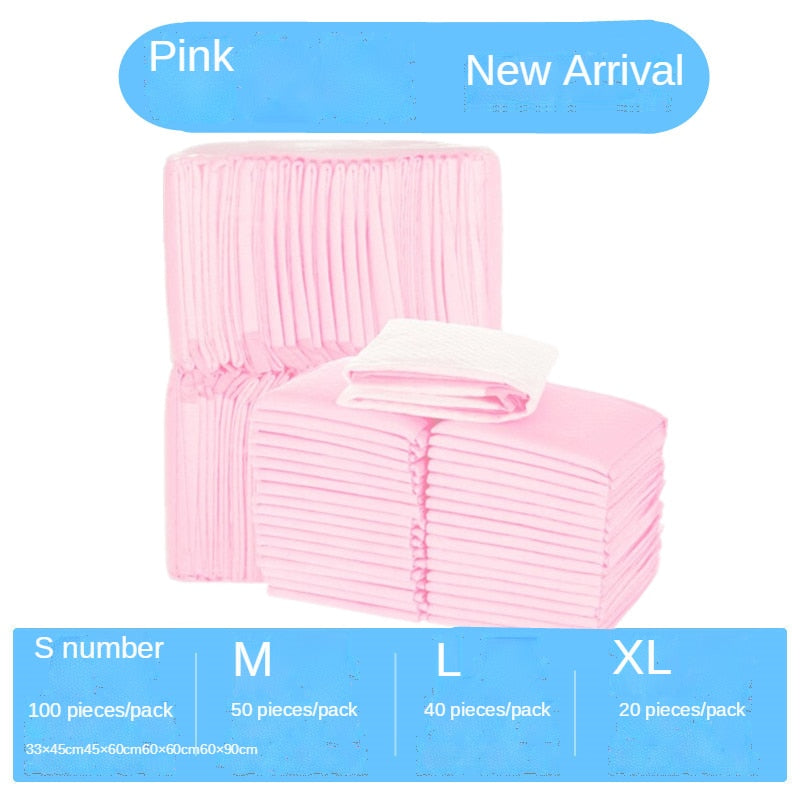 50/100pcs Dog Training Pee Pads Super Absorbent Pet Diaper Disposable Healthy Clean Nappy Mat for Pets Dairy Diaper Supplies