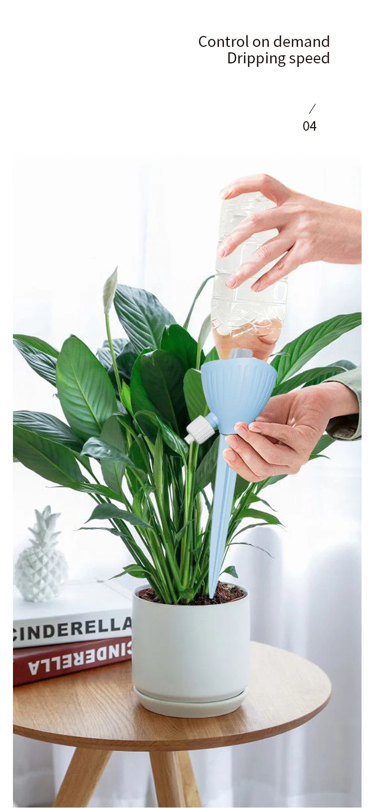 New Flower Watering Device Dripper Automatic Watering Adjustable Flow Rate Watering Flower Irrigator Water Seepage Device