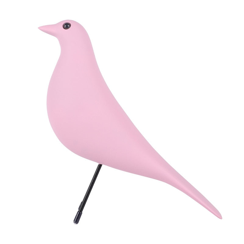 ERMAKOVA The Mid Century Bird Figurine House Bird Animal Statue Dove of Peace European Mascot Home Bar Coffee Decor