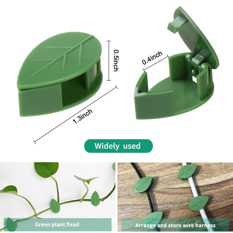 Invisible Plant Clip Climbing Wall Fixture Rattan Vine Bracket Fixed Buckle Leaf Clips Traction Holder Garden опора для растений
