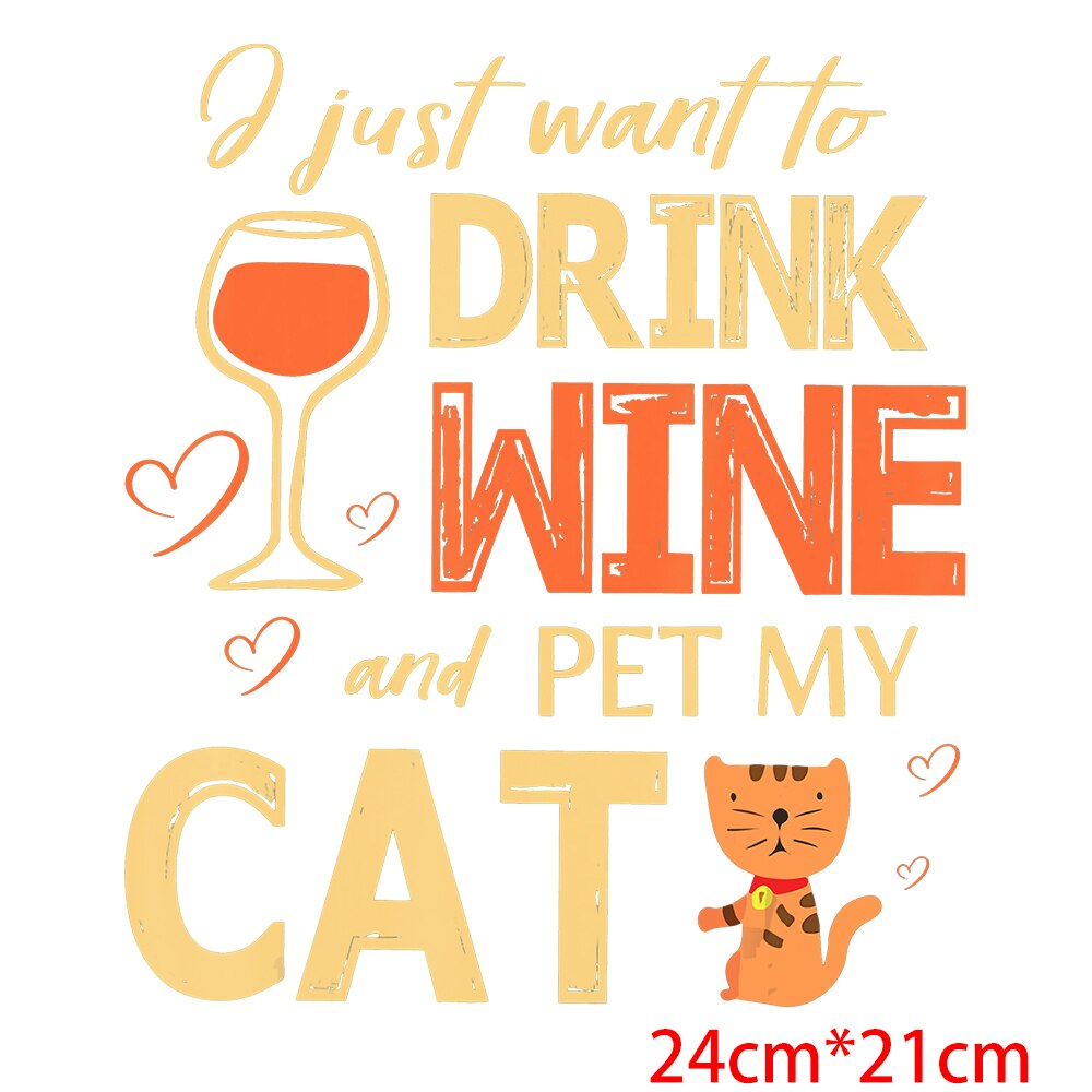 Dad Birthday Gift Funny Dad Cat Patches Father's Day Heat Transfer Stickers Fashion Thermo Stickers Fashion Graphic Appliques