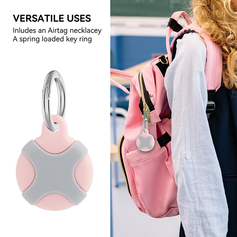 Children for Apple Airtag Holder for Kids Air tag Necklace Kids older Keychain Airtags Hidden Waterproof Cute GPS Tracker