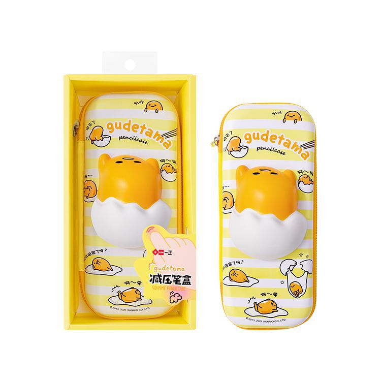 Sanrio PU Large Capacity Pencil Case Kawaii HelloKitty Cinnamoroll Melody School Pencils Bag Pouch Pen Case Supplies Stationery