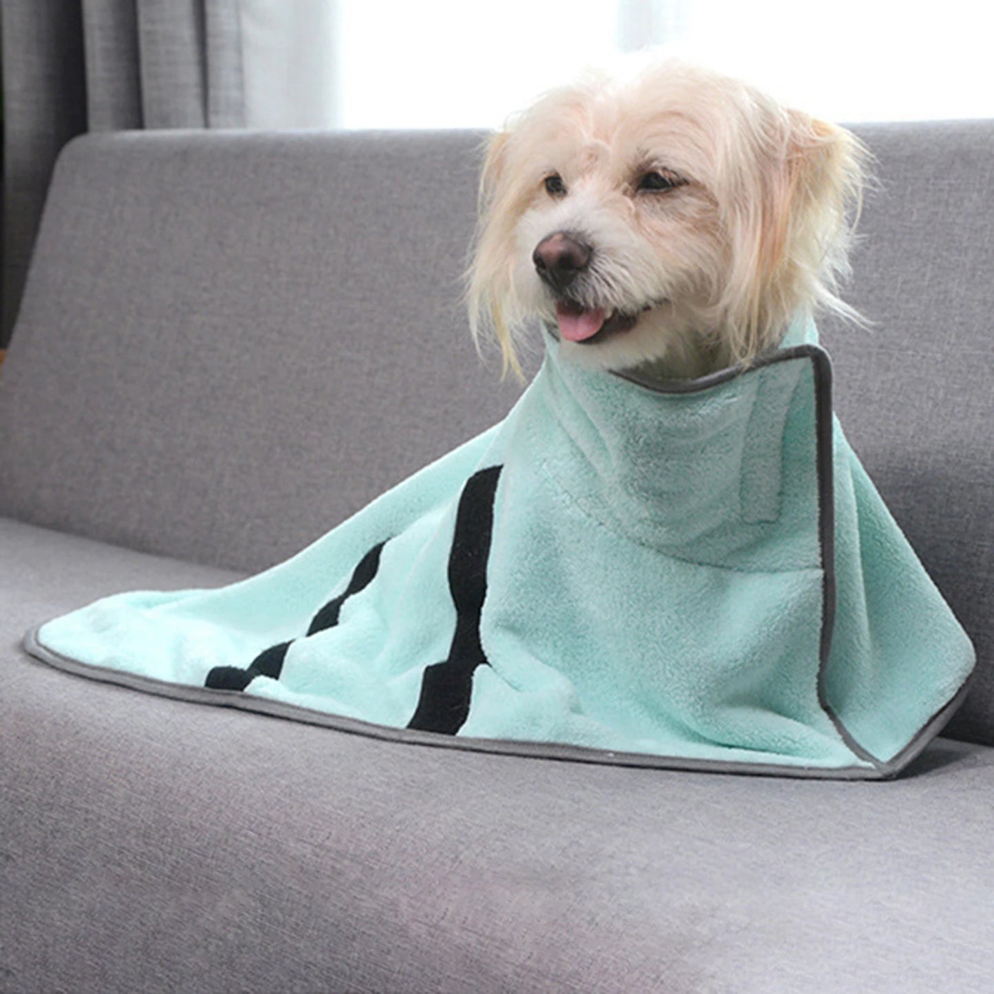 Dog Absorbent Bath Towel Dog Bathrobe Microfiber Quick Drying Bathrobe For Pet Cleaning, Suitable For Cats, Dog Pet Wash Towel