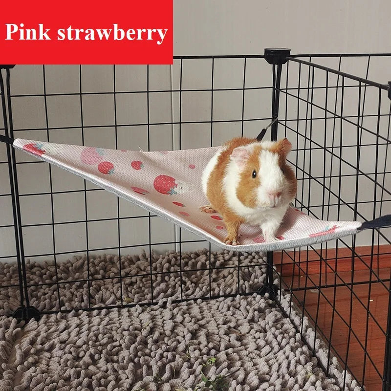 Hanging Corner Hammock with Hooks for Lizard Leopard Gecko Bearded Dragon Ferrets Rats Guinea Pigs Chinchillas Hamsters Hedgehog