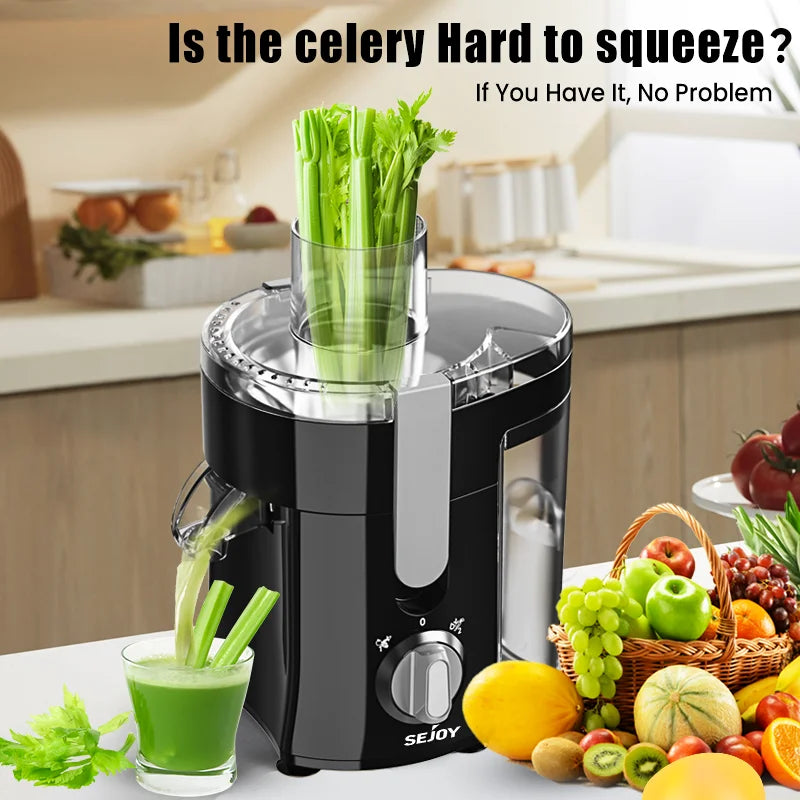 Compact Fruits Juicer , Juice Extractor Machine Multiple Safety Features Easy Operation Centrifugal Extractor Speed Adjustable