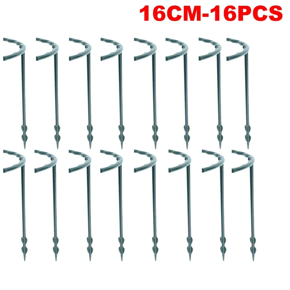 Plastic Plant Support Pile Stand Plant Support Pile for Flowers Greenhouses Arrangement Fixing Rod Holder Garden Tools