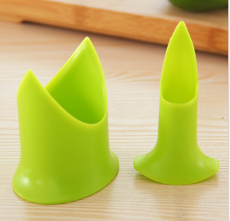 2Pcs/set Pepper Chili Corer Seed Remover Green Pepper Tomato Coring Device Slicer Fruit Peeler Vegetable Kitchen Utensil